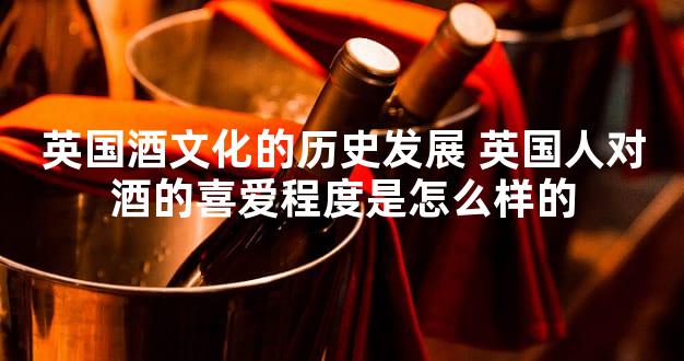 英国酒文化的历史发展 英国人对酒的喜爱程度是怎么样的